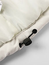 billiga Gilets-Herr Pufferväst Dagligen Ledigt Vår &amp; Höst Ficka Polyester Bekväm Ensfärgat Dragkedja Hög krage Svart Blå Kaki Väst