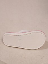 economico Ciabatte e infradito da donna-pantofole da donna con fodera in pelliccia sintetica e finitura scamosciata – calde scarpe da interno per il comfort invernale