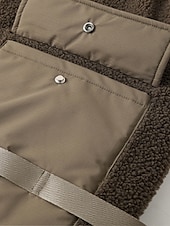 preiswerte Men&#039;s Vest-Herren Puffer Weste Fleece-Weste Kapuzenweste Freizeitskleidung Urlaub Ausgehen Modisch Basic Frühling &amp; Herbst Tasche Mit Kapuze Polyester Komfortabel Glatt Reisverschluss Ständer Regular Fit