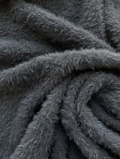 voordelige Vesten en bovenkleding-dames vest open fuzzy front gebreid gebreid herfst winter werk elegant mode dagelijks lange mouw effen kleur wit kaki