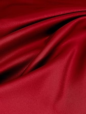 cheap Cocktail Dresses-A-Line Cocktail Dresses Elegant Dress Formal Tea Length Long Sleeve Jewel Neck Satin with Pearls Dresses