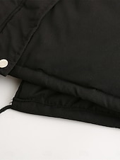 Dame Parkas Hold Varm Pustende Glidelås Lomme Pelskrage Fleece Lined Fritid عادي Feriereise Gate Dagligdagstøy Ut på byen Glidelås Normal Hettegenser Normal Langermet Yttertøy Svart Rosa Rød Høst billige Vinter Parka-Dame Parkas Hold Varm Pustende Glidelås Lomme Pelskrage Fleece Lined Fritid عادي Feriereise Gate Dagligdagstøy Ut på byen Glidelås Normal Hettegenser Normal Langermet Yttertøy Svart Rosa Rød Høst