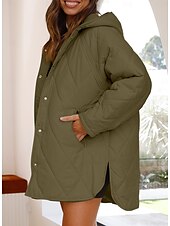 cheap Jackets-Womens Jacket Fleece Lapel short cotton-padded jacket