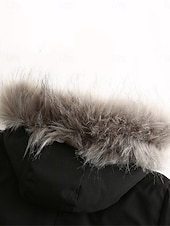 Dame Parkas Hold Varm Pustende Glidelås Lomme Pelskrage Fleece Lined Fritid عادي Feriereise Gate Dagligdagstøy Ut på byen Glidelås Normal Hettegenser Normal Langermet Yttertøy Svart Rosa Rød Høst billige Vinter Parka-Dame Parkas Hold Varm Pustende Glidelås Lomme Pelskrage Fleece Lined Fritid عادي Feriereise Gate Dagligdagstøy Ut på byen Glidelås Normal Hettegenser Normal Langermet Yttertøy Svart Rosa Rød Høst