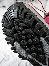 baratos Botas de neve e inverno-botas de neve de inverno impermeáveis femininas com forro de pelúcia quente e sola antiderrapante – ideais para atividades ao ar livre em clima frio