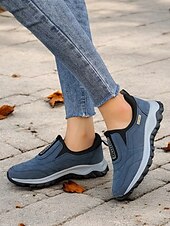 voordelige Damessneakers-dames instapschoenen voor buiten – comfortabele ademende antislipschoenen voor wandelen en reizen