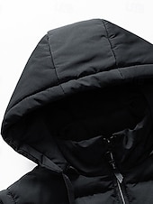 cheap Men&#039;s Vest-Men&#039;s Puffer Vest Padded Vest Gilet Quilted Vest Daily Date Vacation Fashion Casual Fall &amp; Winter Pocket Polyester Warm Comfortable Plain Zipper Hooded Regular Fit Black Yellow Red Green Vest