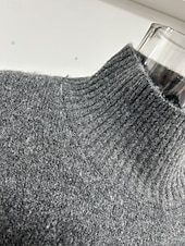 cheap Sweater Co-ords-Women&#039;s Sweater Co-ords Sweater Set Casual Soft Pure Color Ribbed Turtleneck Split Knitted Long Sleeve Regular Tops Knit Outdoor Daily Weekend Khaki Dark Gray Fall Winter