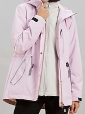 cheap Active Jacket-Women&#039;s Winter Jacket Outdoor Street Daily Wear Fall Winter Regular Coat Regular Fit Thermal Warm Breathable Stylish Casual Jacket Long Sleeve Plain with Pockets Full Zip Pink Purple Gray