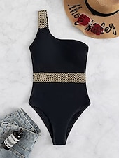 voordelige Eendelige outfits-Dames Zwemkleding Een stukje Zwempak Stijlvol Strand Kleding dier Strapless Badpakken
