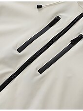 levne Pánské elitní svrchní oblečení-Pánské Outdoorová bunda Kapsa na zip Více kapes Jaro Podzim Zima Pevná barva Sportovní Neutrální Kapuce Černá Bílá Armádní zelená Sytě červená Saka