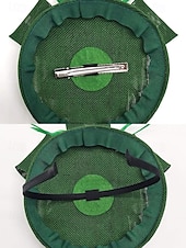 abordables Accessoires pour cheveux pour femmes-chapeau fascinateur vert pour femme avec nœud et plumes – coiffe élégante pour mariages, goûters et occasions spéciales