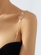 abordables Bracelet pour femme-élégant bijou de chaîne d&#039;épaule en strass papillon pour femme - accessoire de chaîne de corps en cristal étincelant, parfait pour les fêtes et les soirées