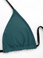 abordables Ensemble de bikinis-Femme Maillots de Bain Bikinis Maillot de bain mode Plein Sans Manches Maillots de bain