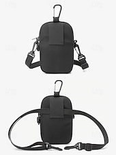 preiswerte Taschen für Herren-Multifunktionale Crossbody-Tasche für Herren – kompakte, wasserdichte Schultertasche mit verstellbarem Riemen, sicherer Telefontasche und Schlüsselclip für Reisen, Wandern und den täglichen Gebrauch