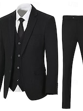 tanie stroje-Retro / vintage Ryczące 20s 1920 roku Spodnie Stroje Smokin Wielki Gatsby Pan Gangster Męskie Strój karnawałowy Święta Karnawał Nowy Rok Ślub Bal maskowy Spotkanie towarzyskie Dla dorosłych Płaszcz