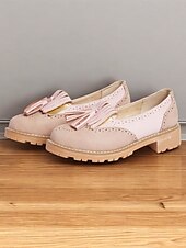 abordables Années 1950-mocassins à pampilles roses pour femmes avec détails brogue et semelle épaisse – chaussures décontractées de style vintage pour un usage quotidien