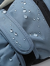 cheap Men&#039; Gloves-Men&#039;s Waterproof Winter Gloves - Insulated Ski and Snowboarding Gloves with Adjustable Strap, Anti-Slip Palm, and Warm Fleece Lining