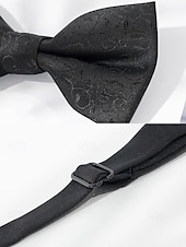 お買い得  メンズネクタイ＆蝶ネクタイ-男性用ペイズリー柄蝶ネクタイ - 結婚式、パーティー、ビジネスイベントに最適なエレガントなフォーマルネクタイ