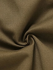 baratos Magro-Homens Social Calças chinês Botões Bolsos Côr Sólida Conforto Formal Festa Trabalho Moda Estilo Clássico Exército verde Preto Micro-Elástica