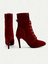 abordables Bottes à la mode-bottes à talons hauts à lacets jaunes pour femmes – des chaussures audacieuses et tendance pour des tenues à la mode et des occasions spéciales