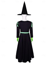 levne Dívčí kostýmy-Čerodějnice Glinda Elphaba Šaty Úbory Kostým Valpuržina noc Filmové televizní tématické kostýmy Filmové kostýmy for Dívčí Dětské předvečer Všech svatých Karneval Mardi Gras Výkon Párty Podium