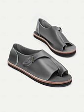 cheap Casual Sandals-Women&#039;s Leather Roman Sandals - Comfortable Casual Summer Footwear with Non-Slip Sole for Beach, Travel, and Everyday Wear