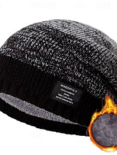 billiga Mössa mössa-Herr Unisex Mössa Vinter hattar Beanie-mössor 骷髅头毛线帽 Stickad mössa Rubinrött Khaki grön Akrylik Fiber Stickat Mysigt Dagliga kläder Utekväll Färgblock Varm