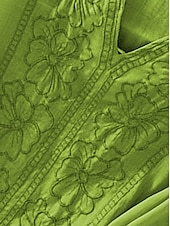 preiswerte Hemden-Damen Hemd Leinen-inspirierte Hemden Einfarbig Blumen Lässig Boho Dreiviertelarm Ellbogenärmel V Ausschnitt Normale Oberteile Urlaub Party Täglich Bestickt Gras-Grün Purpur Herbst Frühling &amp; Sommer