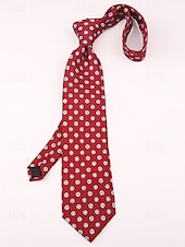 baratos Gravatas masculinas e gravatas borboleta-gravatas masculinas de seda sintética com padrão retrô - gravatas vintage com estampa floral e geométrica para uso formal e empresarial