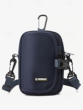 preiswerte Taschen für Herren-Multifunktionale Crossbody-Tasche für Herren – kompakte, wasserdichte Schultertasche mit verstellbarem Riemen, sicherer Telefontasche und Schlüsselclip für Reisen, Wandern und den täglichen Gebrauch