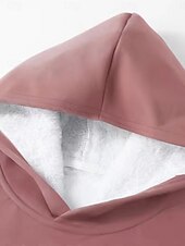 abordables Conjuntos de dos piezas-Conjunto de 2 piezas de ropa de casa para mujer sudadera y joggers casual clima frío impresión de frase con forro de forro polar cómodo ajuste de invierno