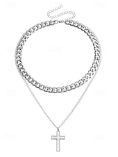 billiga Kvinnors halsband-elegant lagerhalsband med guldkedja - runt hänge &amp; chunky choker för kvinnor, perfekt för formella evenemang och fester