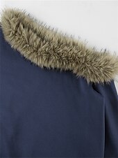 abordables Sweats à capuche-pull femme mode décontracté uni fête décontractée sortie sweat à capuche coupe ample manches longues bleu automne hiver