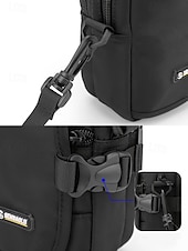 preiswerte Taschen für Herren-Multifunktionale Crossbody-Tasche für Herren – kompakte, wasserdichte Schultertasche mit verstellbarem Riemen, sicherer Telefontasche und Schlüsselclip für Reisen, Wandern und den täglichen Gebrauch