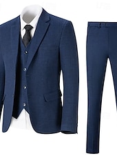 tanie stroje-Retro / vintage Ryczące 20s 1920 roku Spodnie Stroje Smokin Wielki Gatsby Pan Gangster Męskie Strój karnawałowy Święta Karnawał Nowy Rok Ślub Bal maskowy Spotkanie towarzyskie Dla dorosłych Płaszcz