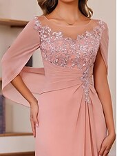 preiswerte Bodenlänge-Meerjungfrau  Trompete Strandhochzeit Abendkleid Cut-Out Kleid Hochzeit Bodenlänge ärmellos Eine Schulter Der große Gatsby Pailletten mit Federperlen
