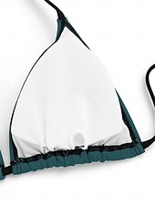 abordables Ensemble de bikinis-Femme Maillots de Bain Bikinis Maillot de bain mode Plein Sans Manches Maillots de bain