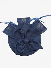 abordables Accessoires pour cheveux pour femmes-chapeau fascinateur vert pour femme avec nœud et plumes – coiffe élégante pour mariages, goûters et occasions spéciales