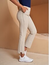 billiga Kvinnors golfkläder-Dam Golfbyxor Kaki Byxa Golfkläder för damer Kläder Outfits Bär kläder
