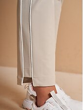 billiga Kvinnors golfkläder-Dam Golfbyxor Kaki Byxa Golfkläder för damer Kläder Outfits Bär kläder
