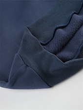abordables Sweats à capuche-pull femme mode décontracté uni fête décontractée sortie sweat à capuche coupe ample manches longues bleu automne hiver