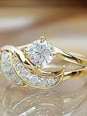 economico Anelli-Anello Feste Laurea Argento Oro Cromo