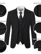tanie stroje-Retro / vintage Ryczące 20s 1920 roku Spodnie Stroje Smokin Wielki Gatsby Pan Gangster Męskie Strój karnawałowy Święta Karnawał Nowy Rok Ślub Bal maskowy Spotkanie towarzyskie Dla dorosłych Płaszcz