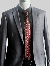 baratos Gravatas masculinas e gravatas borboleta-gravatas clássicas masculinas de seda sintética com zíper – conjunto de gravatas com padrões variados para trajes formais e de negócios