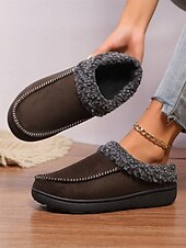 cheap Women&#039;s Slippers &amp; Flip-Flops-Women&#039;s Warm and Comfortable House Slippers with Non-Slip Sole - Ideal for Relaxing at Home