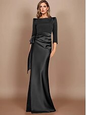 preiswerte SCHWARZ-Meerjungfrau  Trompete Abendkleid ausgeschnittenes Kleid Hochzeit bodenlang ärmellos Ein-Schulter Der große Gatsby Pailletten mit Federperlen