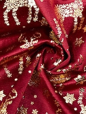 baratos Calças sociais-Homens Calças de Natal Social Calças Botões Bolsos Perna reta Veado Conforto Formal Natal O negócio Moda Estilo Clássico Vermelho Micro-Elástica