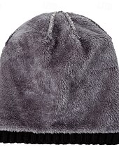 billiga Mössa mössa-Herr Unisex Mössa Vinter hattar Beanie-mössor 骷髅头毛线帽 Stickad mössa Rubinrött Khaki grön Akrylik Fiber Stickat Mysigt Dagliga kläder Utekväll Färgblock Varm