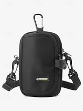 preiswerte Taschen für Herren-Multifunktionale Crossbody-Tasche für Herren – kompakte, wasserdichte Schultertasche mit verstellbarem Riemen, sicherer Telefontasche und Schlüsselclip für Reisen, Wandern und den täglichen Gebrauch